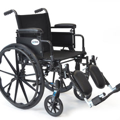 ProBasics K4 Lite Elevating Legrest Wheelchair For Seniors and Elders, With Height Adjustable from 10" to 14". ,Weight Capacity 300lbs , Foldable