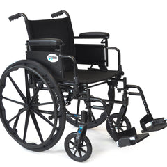 ProBasics K4 Lite Elevating Legrest Wheelchair For Seniors and Elders, With Height Adjustable from 10" to 14". ,Weight Capacity 300lbs , Foldable