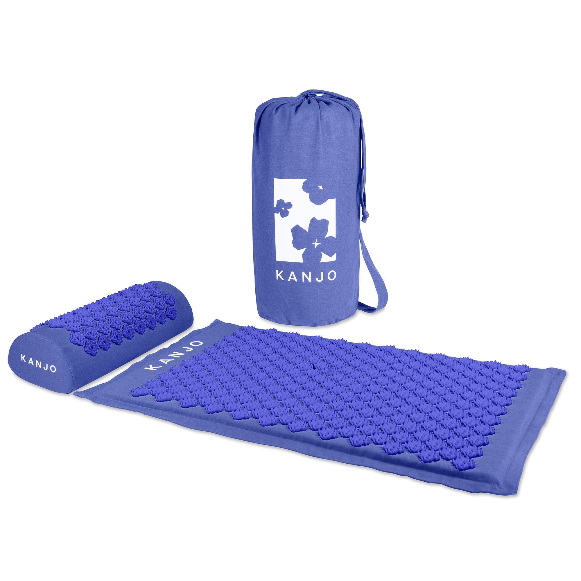 kanjo memory foam acupressure mat set blue kanjo acupressure mat set mk1243945ea