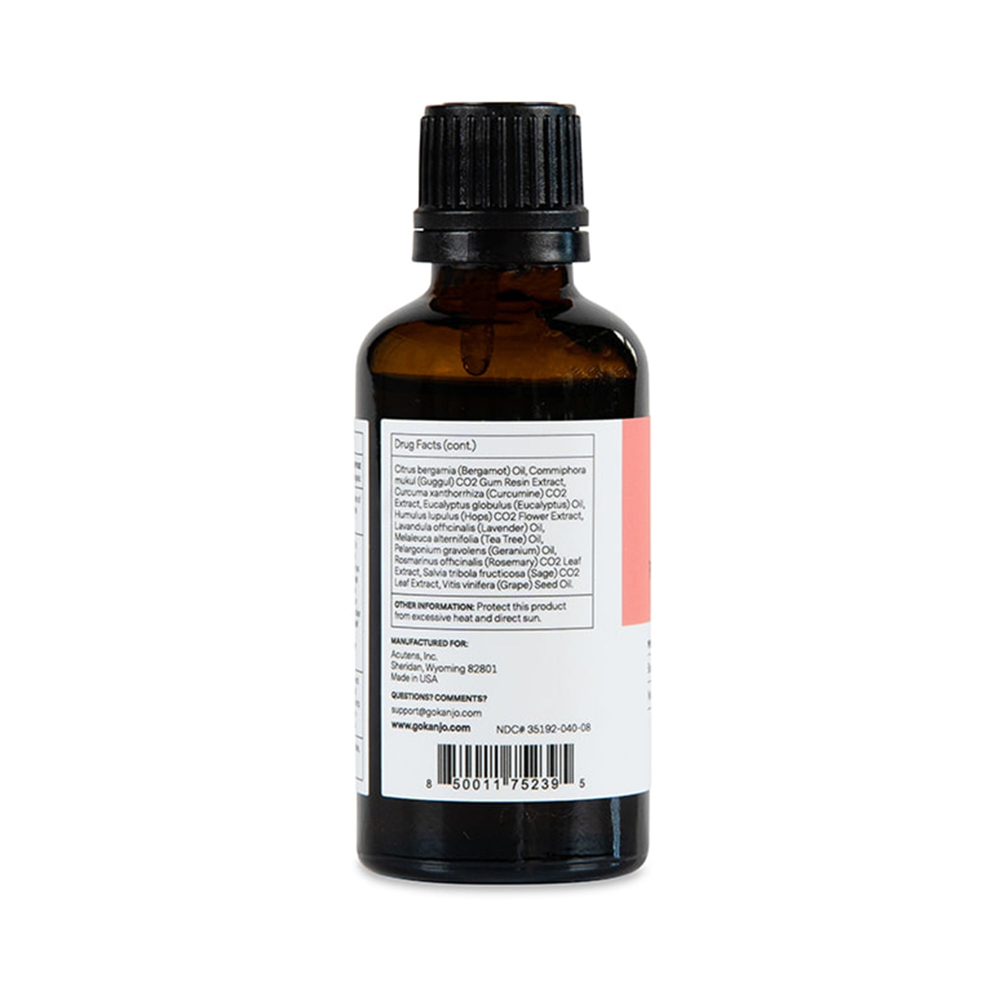 kanjo natural pain relief oil 1 65 ounce bottle kanjo topical pain relief mk1236440ea