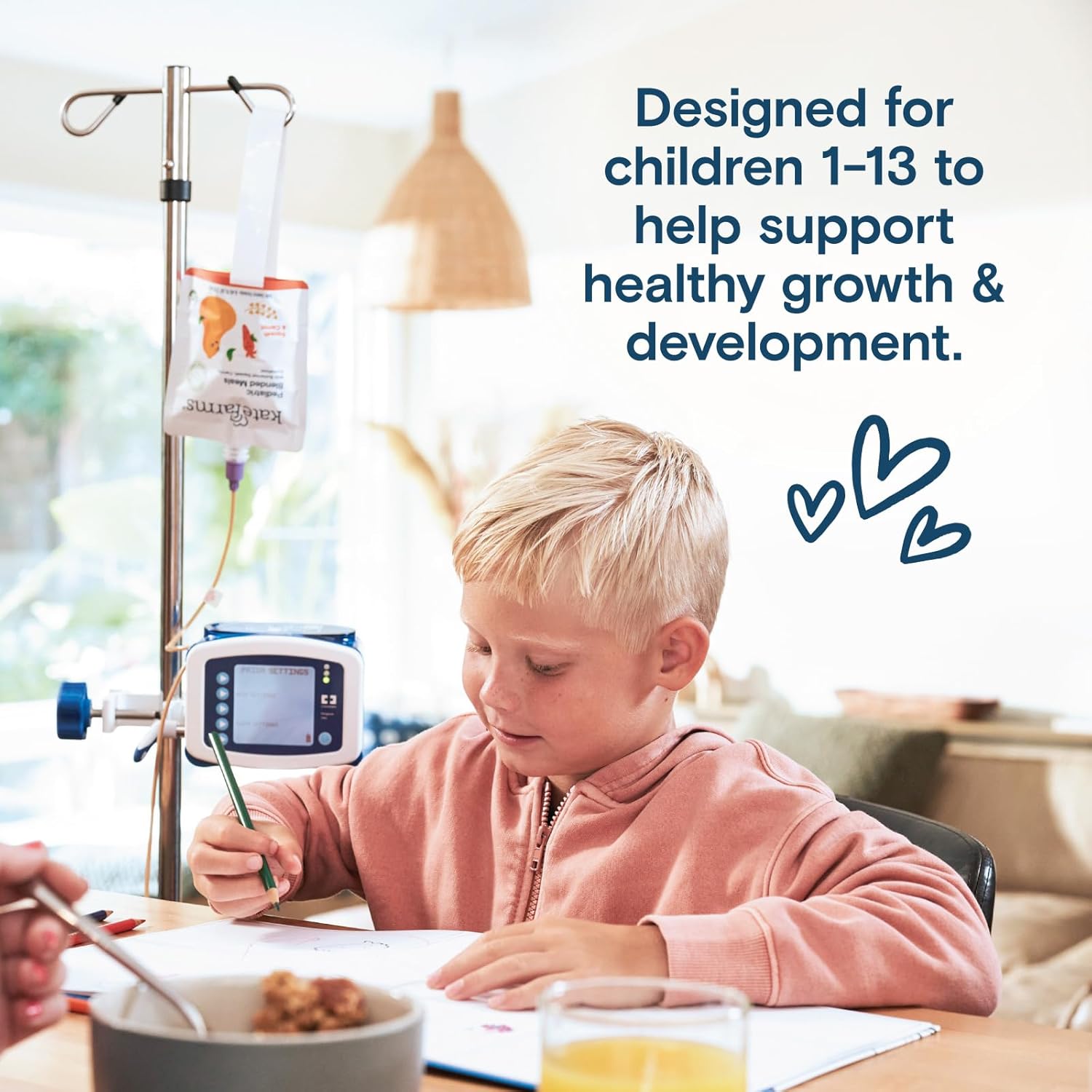 kate farms pediatric blended meals with squash and carrots 8 45 ounce pouch kate farms pediatric tube feeding formula mk1241599ea