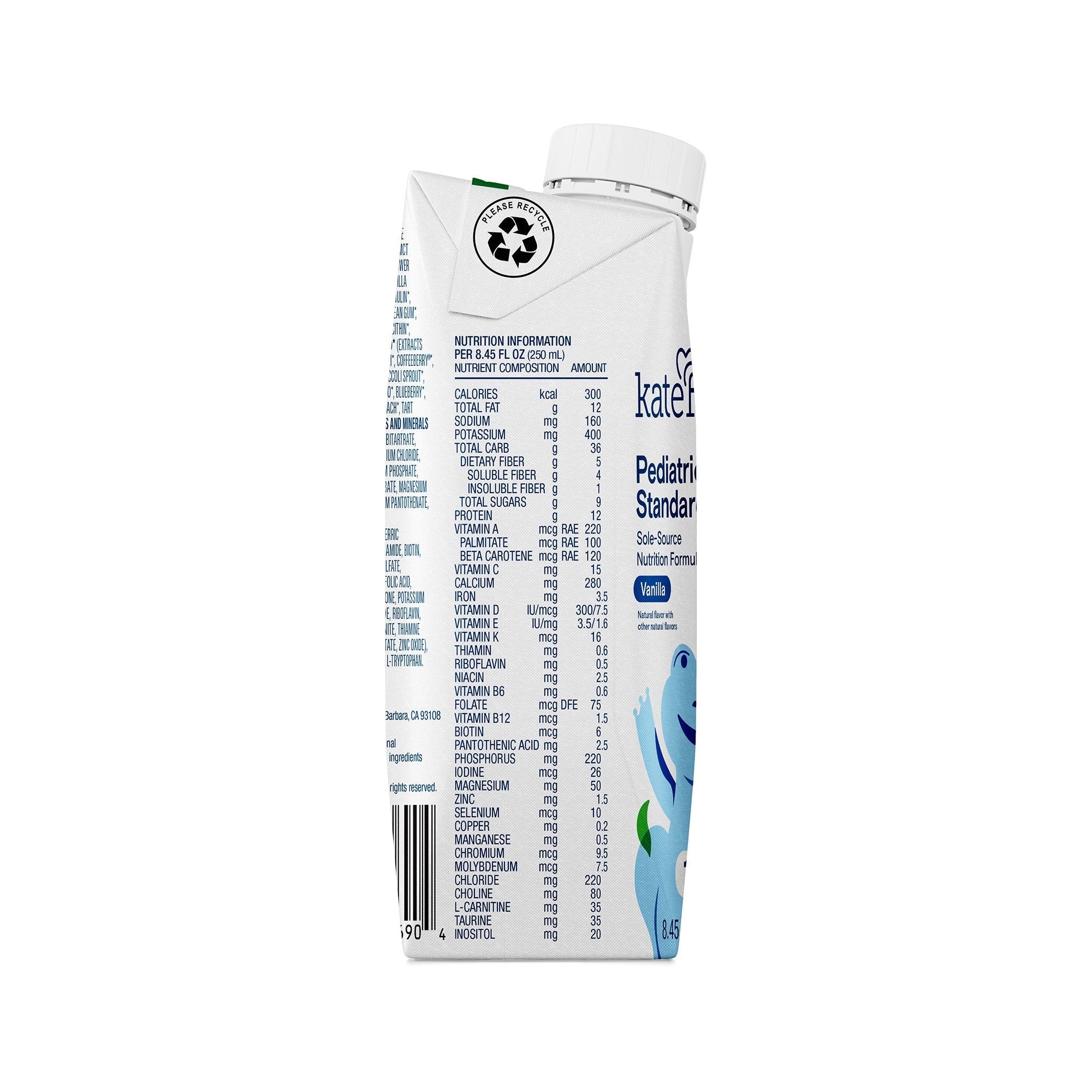 kate farms pediatric standard 1 2 sole source nutrition formula vanilla kate farms pediatric standard 1 2 pediatric oral supplement mk1105970ea