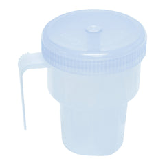 Spillproof Drinking Cup Kennedy 7 oz. Translucent Plastic Reusable