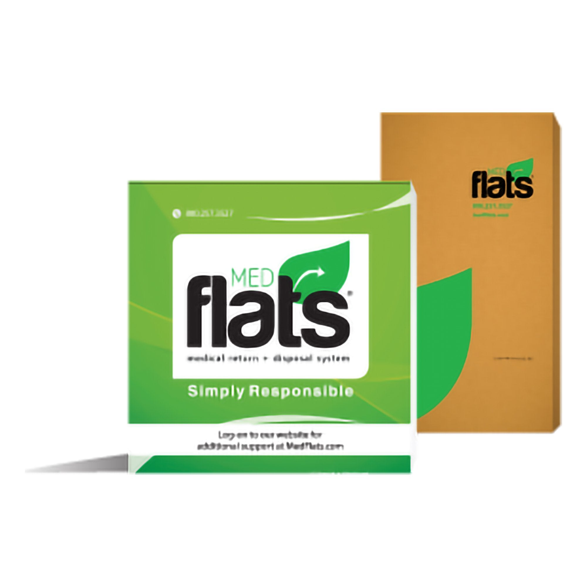 Pharmaceutical Disposal System MedFlats 9 X 6 X 3.5 Inch