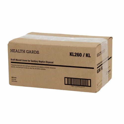 feminine hygiene receptacle liner hospeco brown waxed paper 7 1 2 x 10 1 4 inch packaging type case