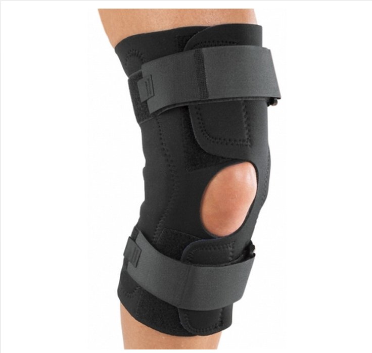 Knee Brace Reddie Brace X Large Wraparound / Hook and Loop Strap Closure 23 to 25 1/2 Inch Circumference Left or Right Knee