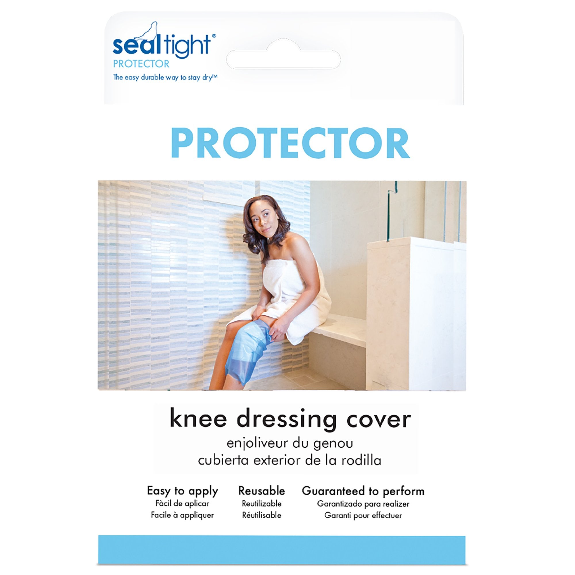Knee Cast and Bandage Protector SEAL TIGHT Protector Large Thermoplastic Elastomer 22 to 26 Inch Thigh Circumference