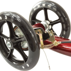 knee scooter deluxe roscoe burgundy