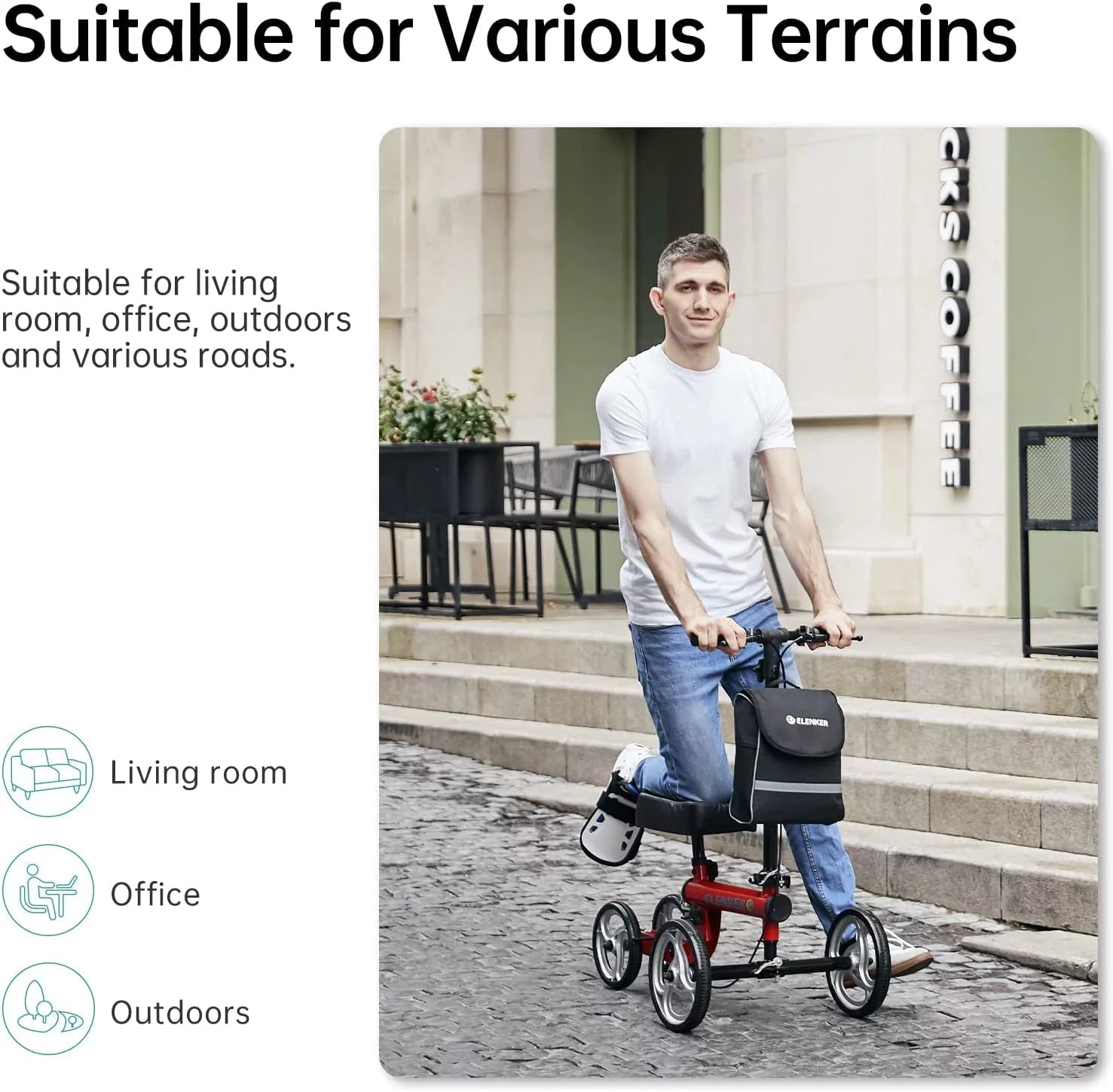 Deluxe Medical Knee Walker – Comfortable Support for Faster Recovery