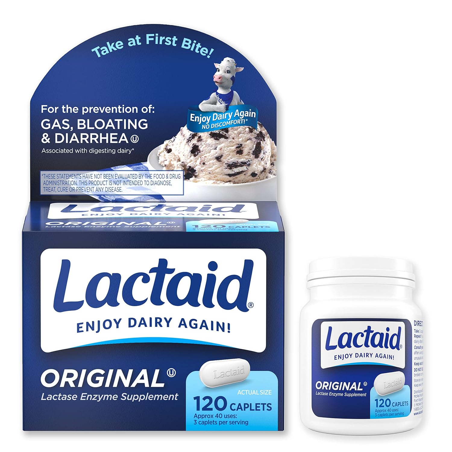 lactaid original lactase enzyme supplement caplets lactaid dietary supplement mk247543ea