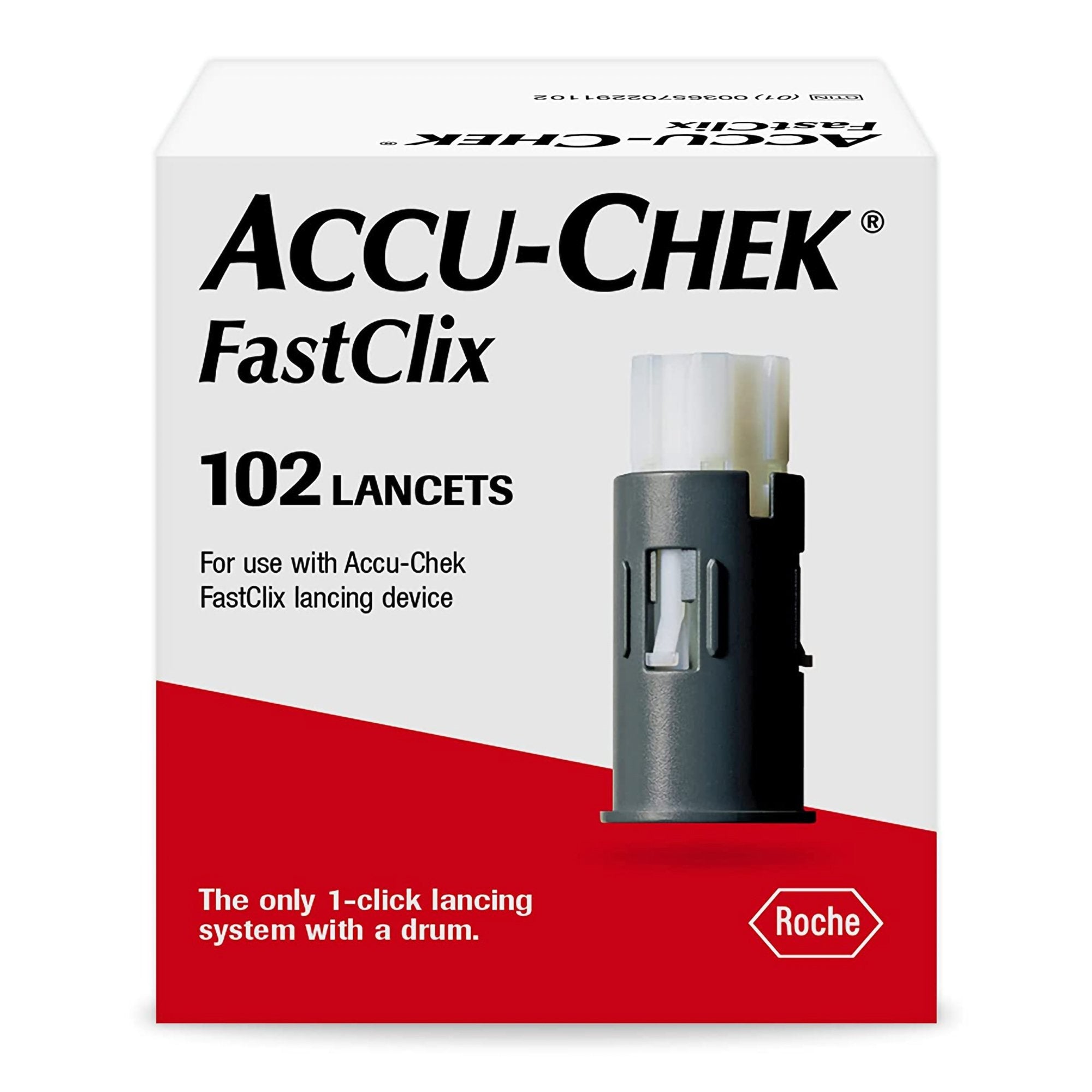 Lancet for Lancing Device Accu Chek Non Safety Twist Off Cap Multiple Sites