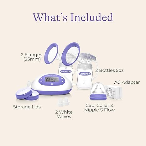 lansinoh signature pro double electric breast pump kit lansinoh signaturepro double electric breast pump kit mk1101234ea