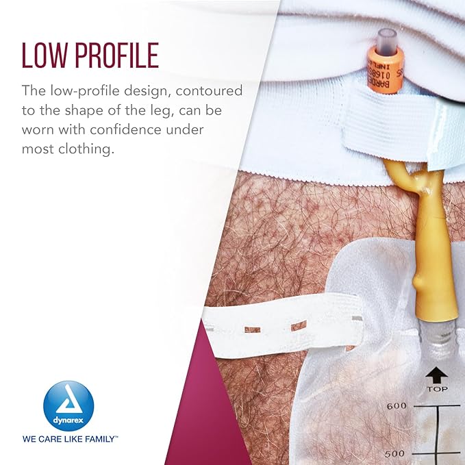 leg bag medium 600 ml w valve bx 12