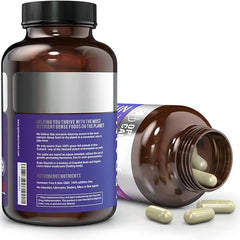 Lions Mane & Beef Brain, Nootropics Brain Support Supplement, Brain Supplements for Memory and Focus, 180 Capsules