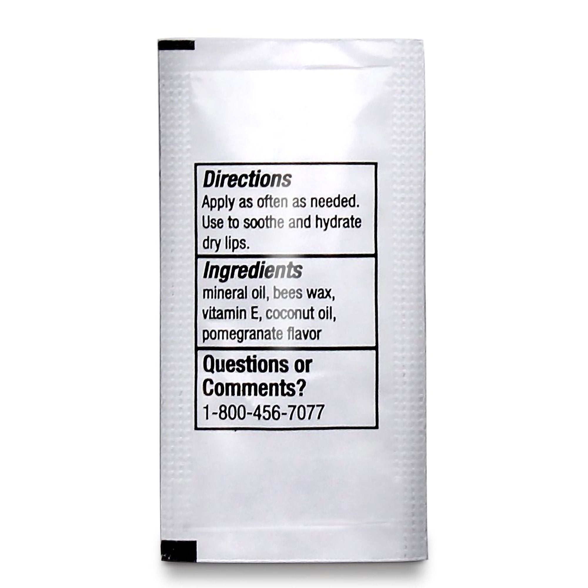 lip balm safetec 0 5 gram individual packet packaging type box