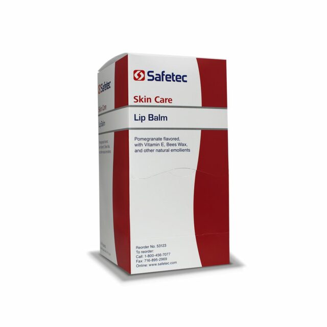 lip balm safetec 0 5 gram individual packet packaging type box
