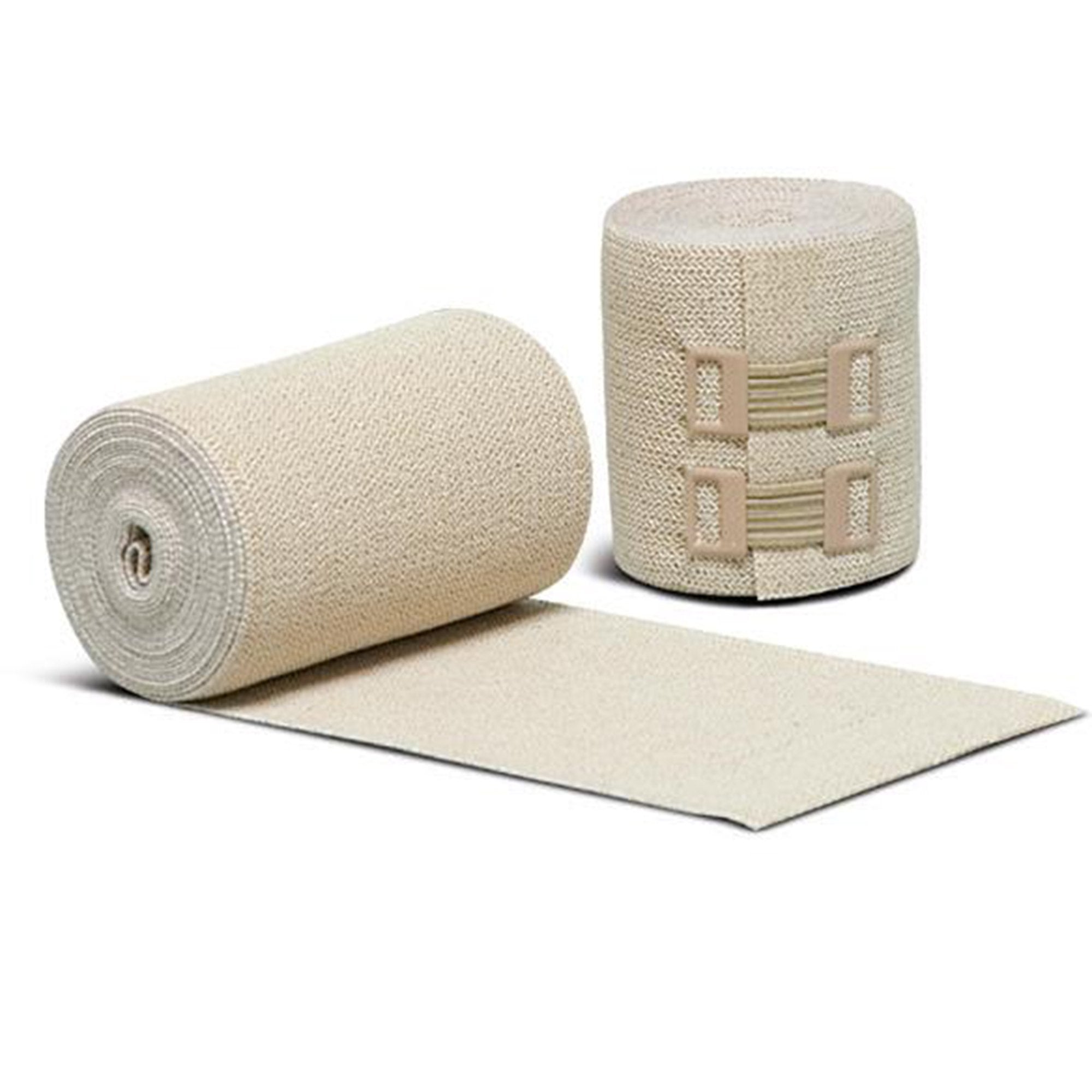 Elastic Bandage LoPress 3 1/10 Inch X 5 2/5 Yard Clip Detached Closure Tan NonSterile Standard Compression