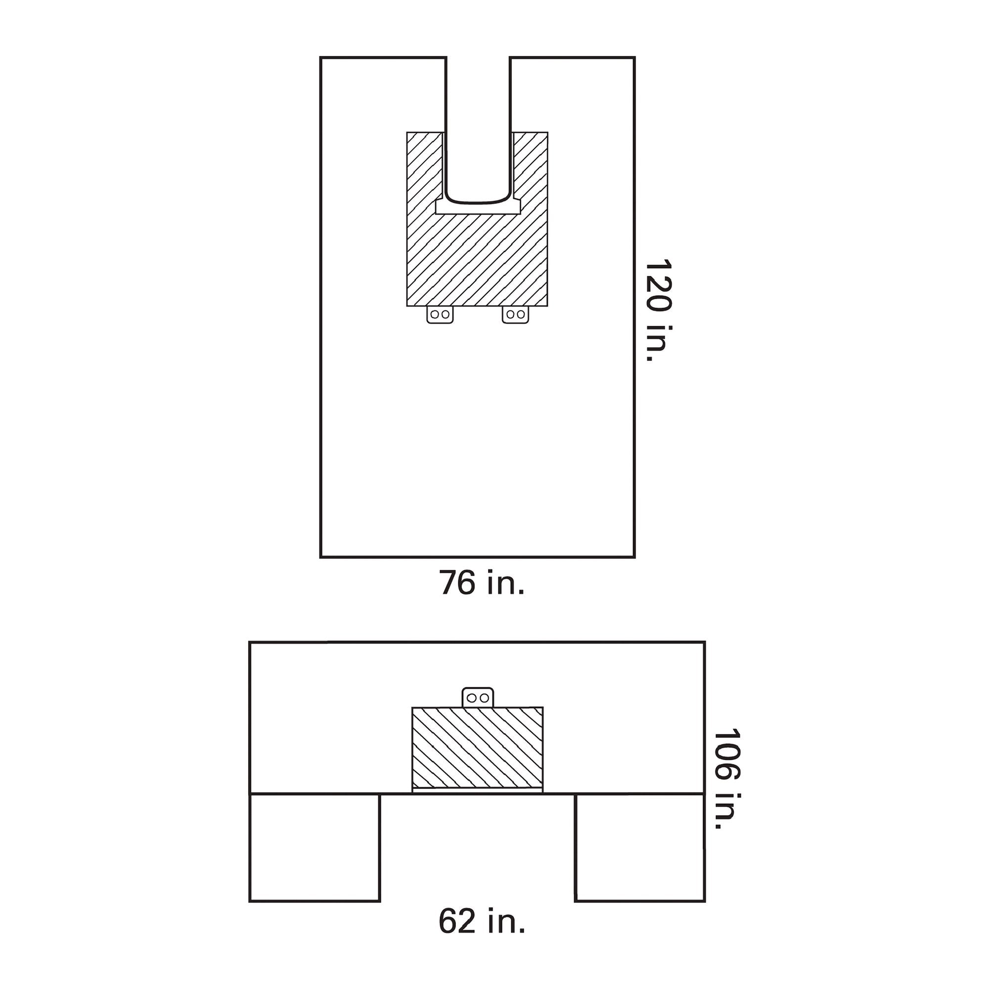 General Purpose Drape Pack Chest U-BAR*
