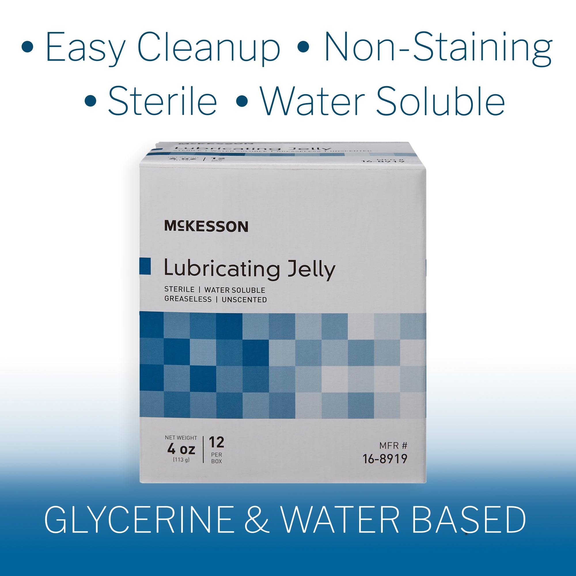 lubricating jelly mckesson 4 oz tube sterile packaging type box