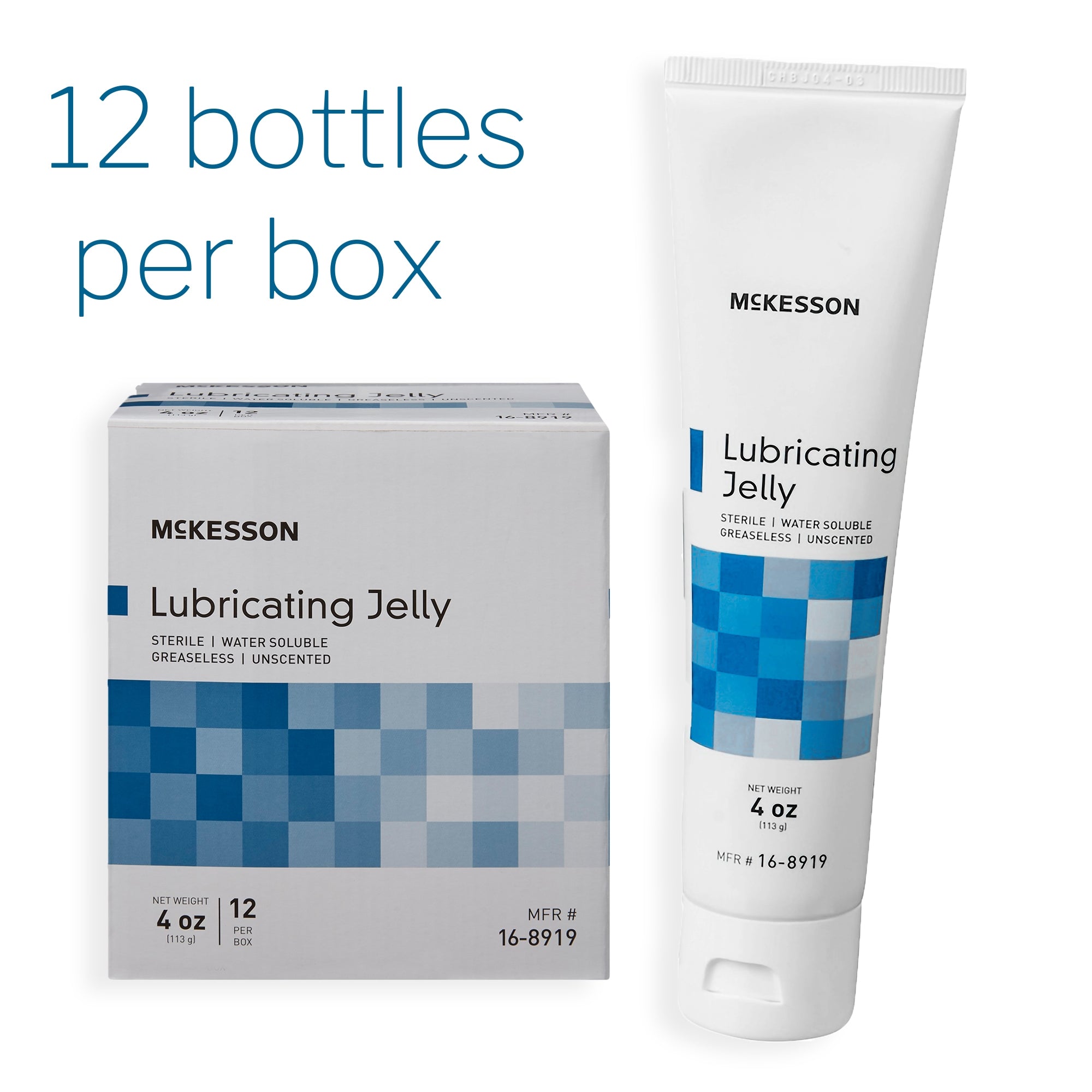 lubricating jelly mckesson 4 oz tube sterile packaging type box