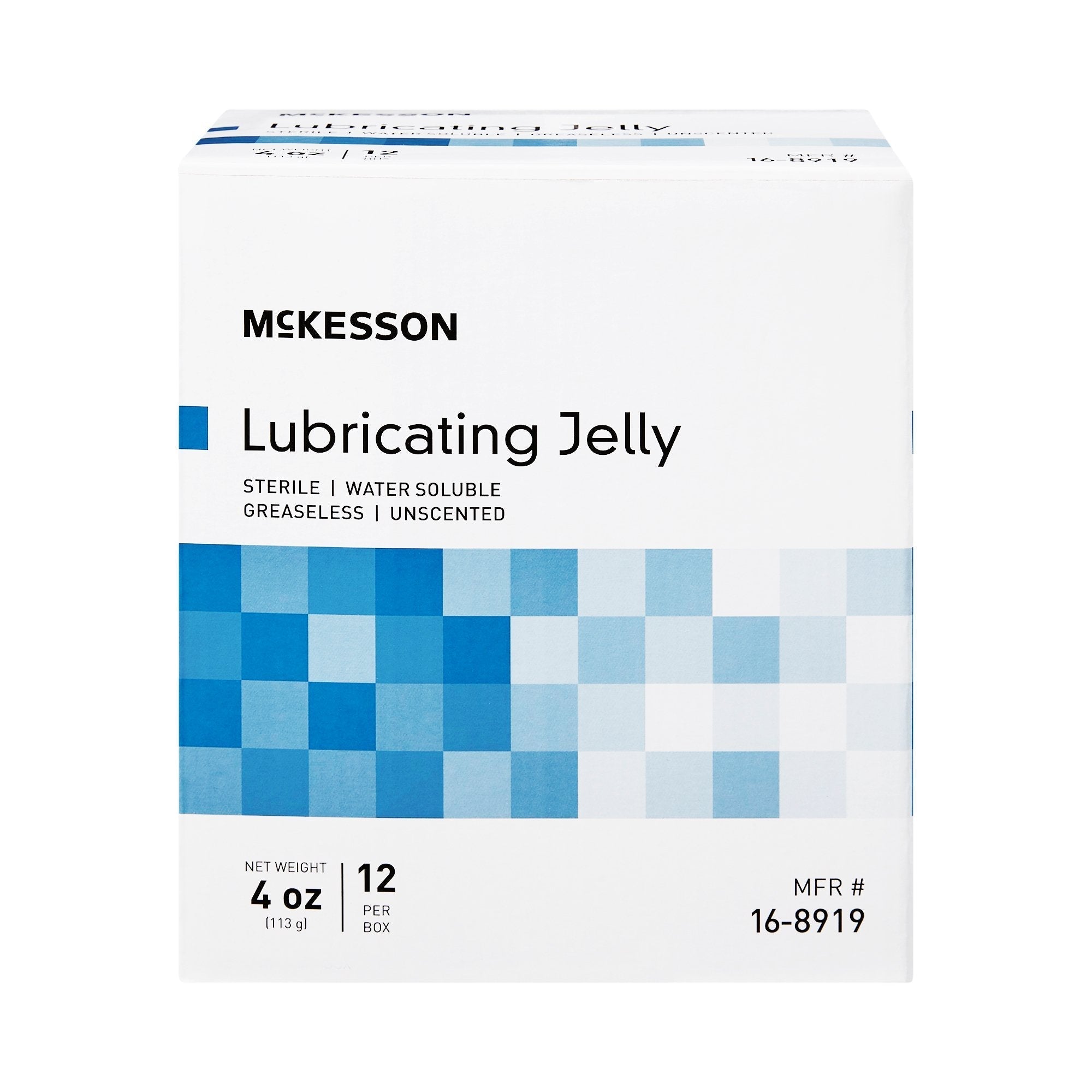 lubricating jelly mckesson 4 oz tube sterile packaging type box