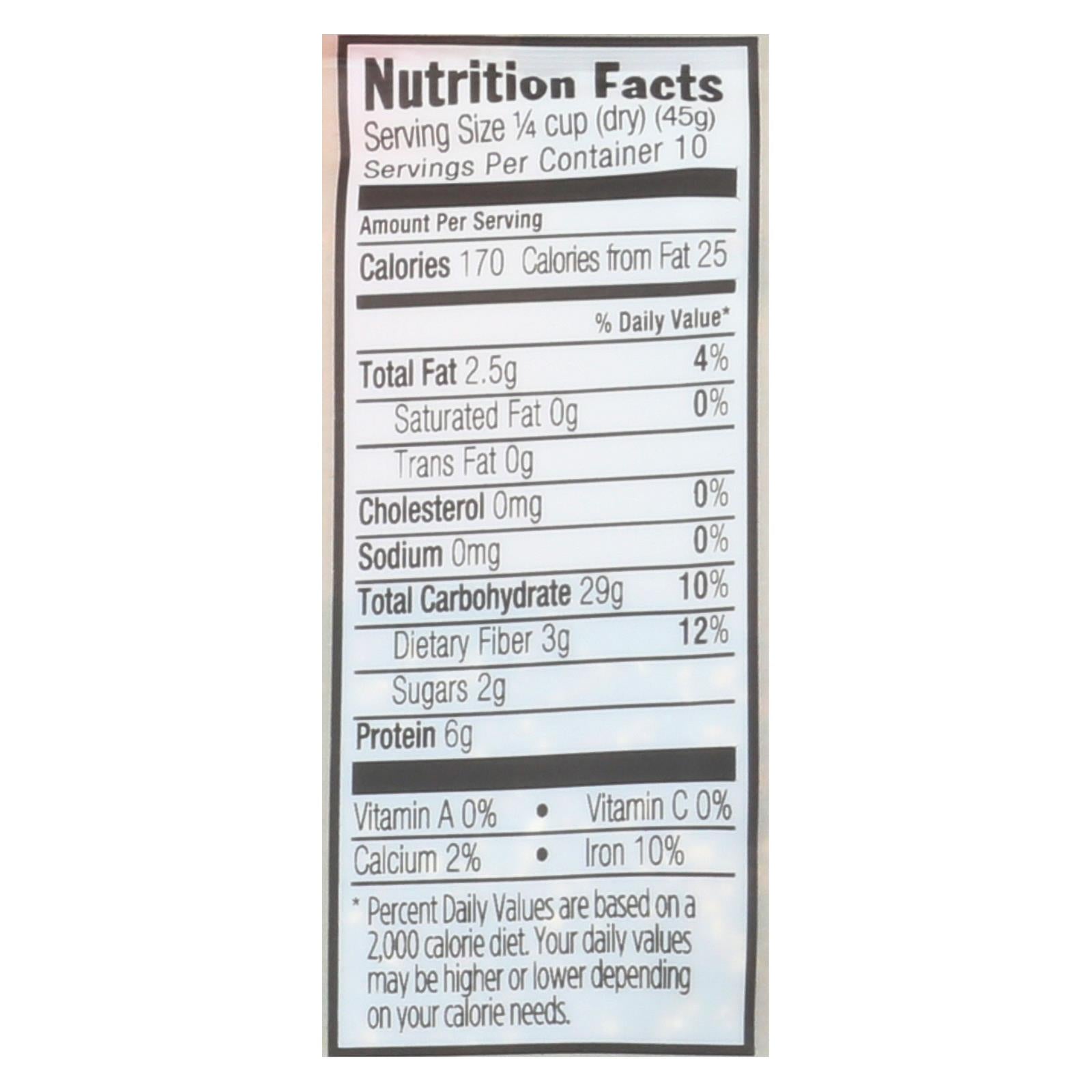 lundberg family farms organic quinoa tri color case of 6 1 lb