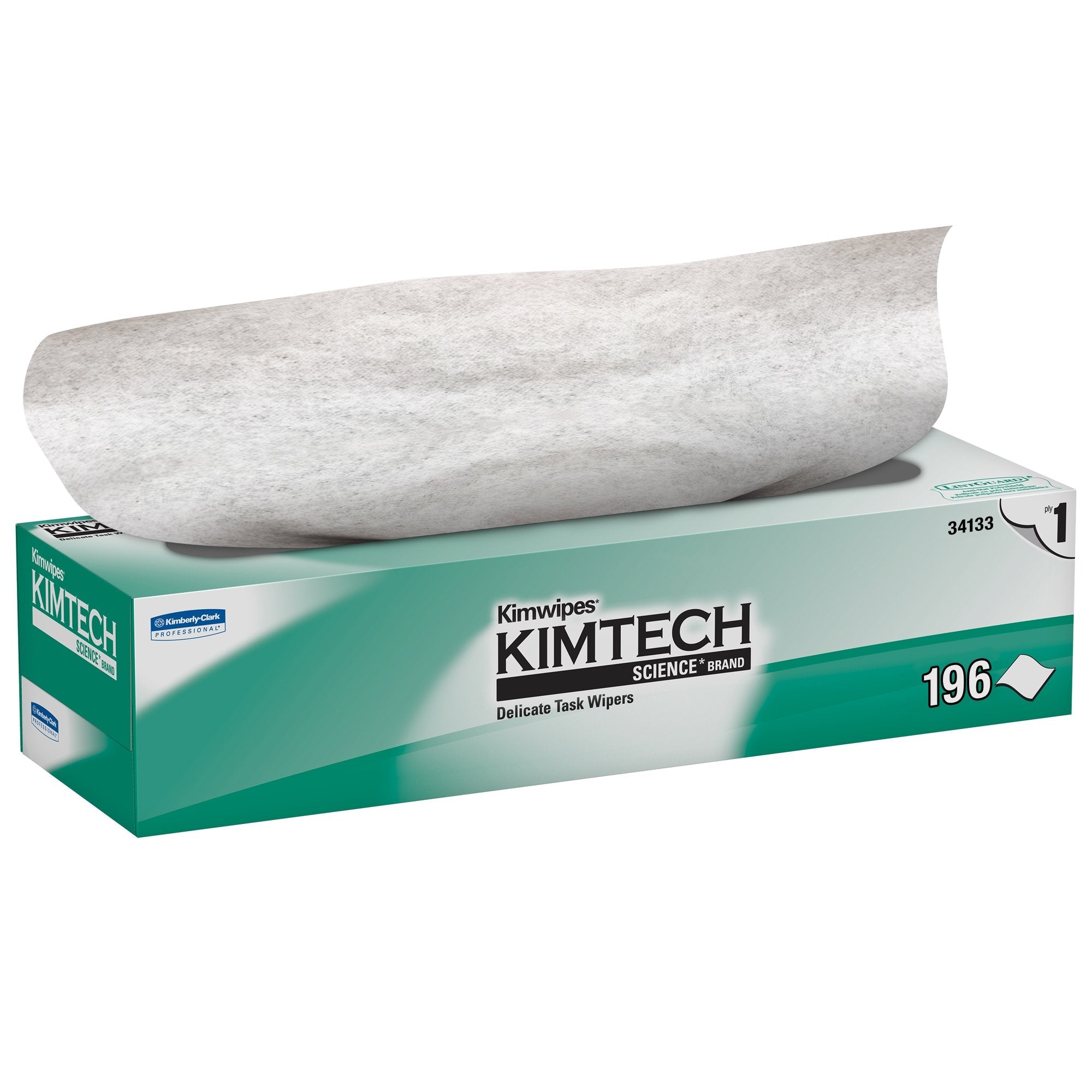 Toallitas para tareas delicadas Kimtech Science Kimwipes, papel de seda blanco ligero, no estéril, de 1 capa, desechables, 11-4/5 x 11-4/5 pulgadas