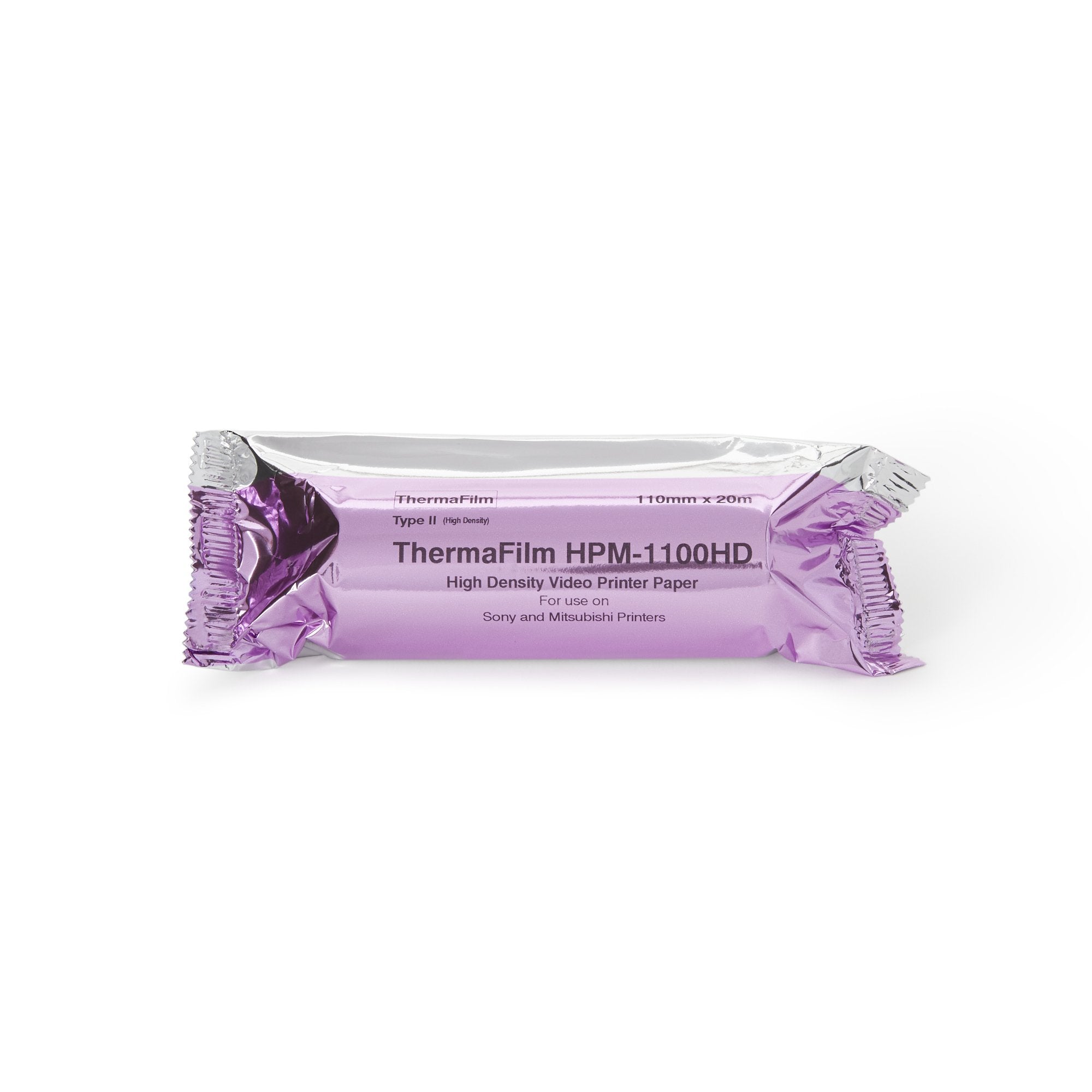 Ultrasound Video Paper ThermaFilm Type II Roll High Density Without Grid