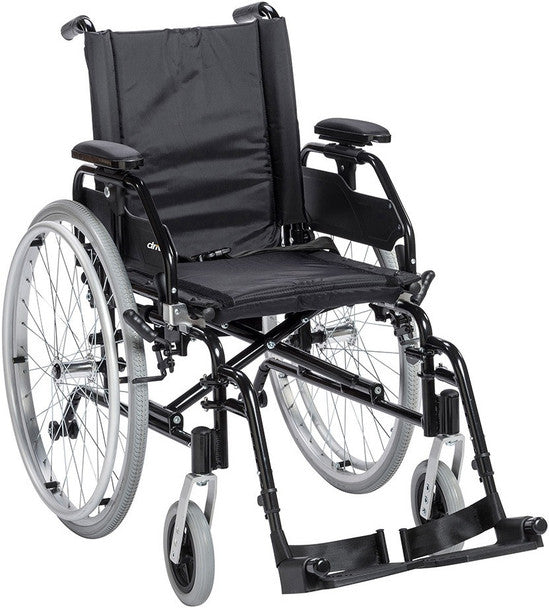 Drive Medical Lynx Wheelchair with Detachable desk-length and Elevating Leg rest ,275 lbs ,16" ,516FBADDAELR