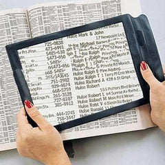 magnifier full page reading fresnel 7 x10 w border