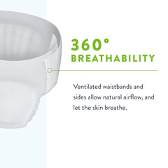 male adult absorbent underwear prevail daily underwear pull on with tear away seams x large disposable heavy absorbency packaging type case