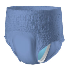 male adult absorbent underwear prevail per fit pull on with tear away seams large disposable moderate absorbency packaging type case