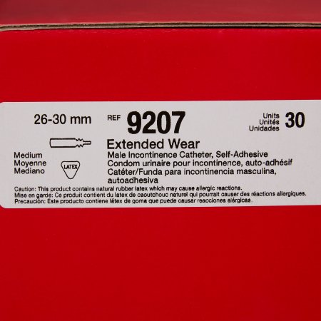 male external catheter extended self adhesive seal acrylic medium packaging type box