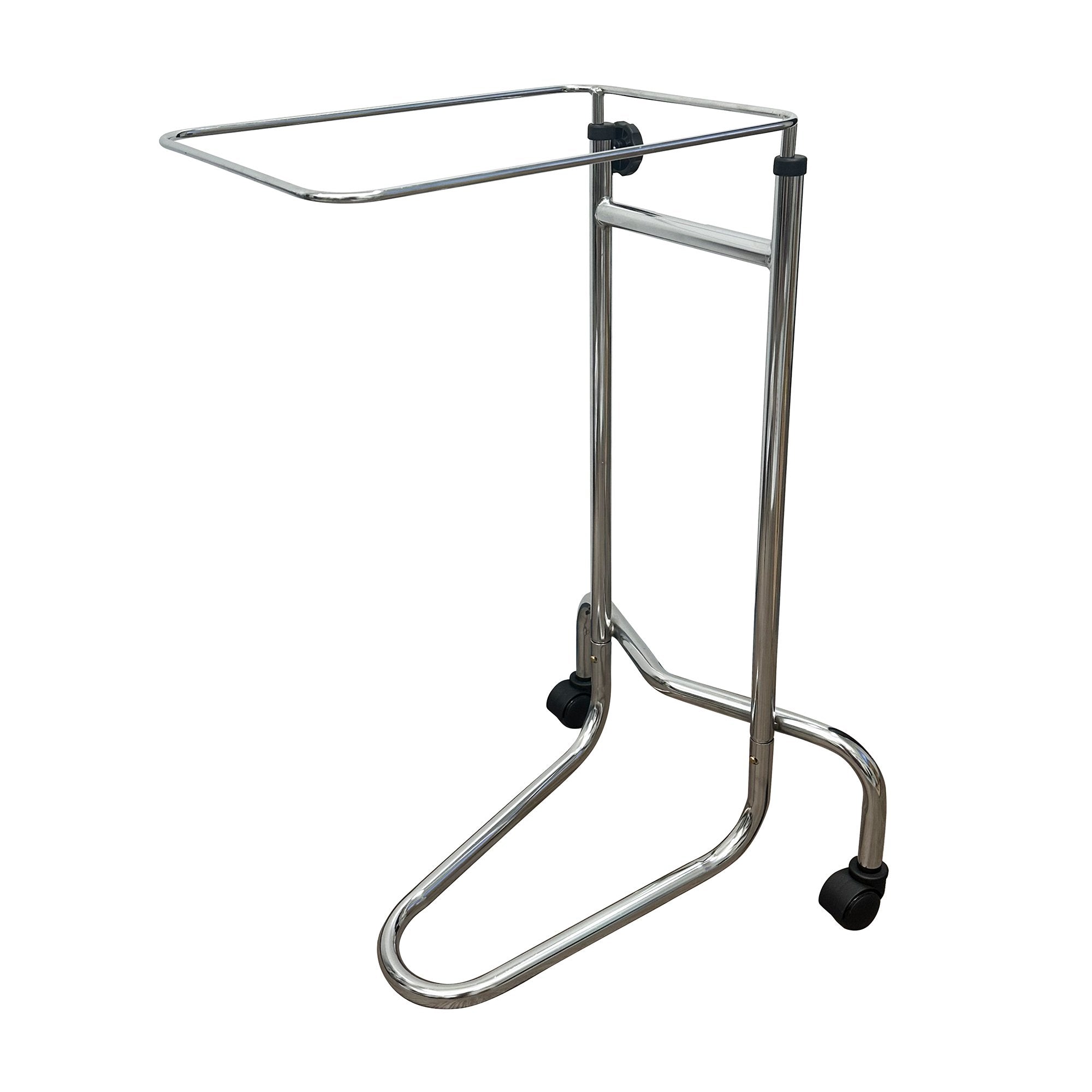 Mayo Instrument Stand McKesson Hand Operated Double Post California Style Small Tray