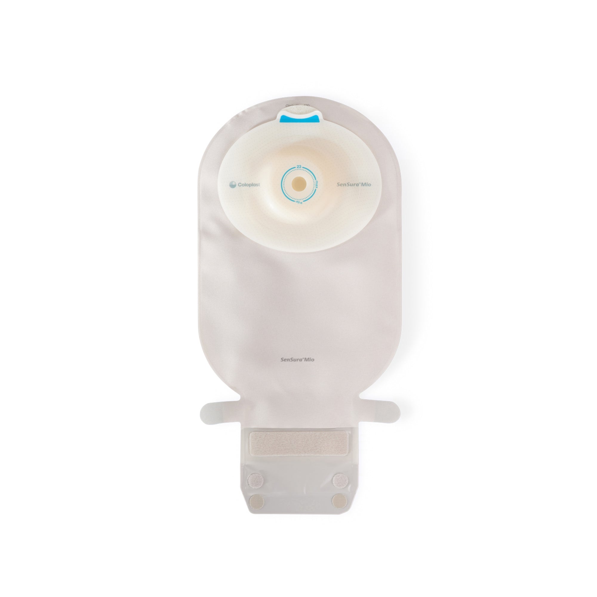 Ostomy Pouch SenSura Mio Convex One-Piece System 11 Inch Length, Maxi Convex Light, Trim to Fit 3/8 to 7/8 Inch Stoma Drainable | 10BX