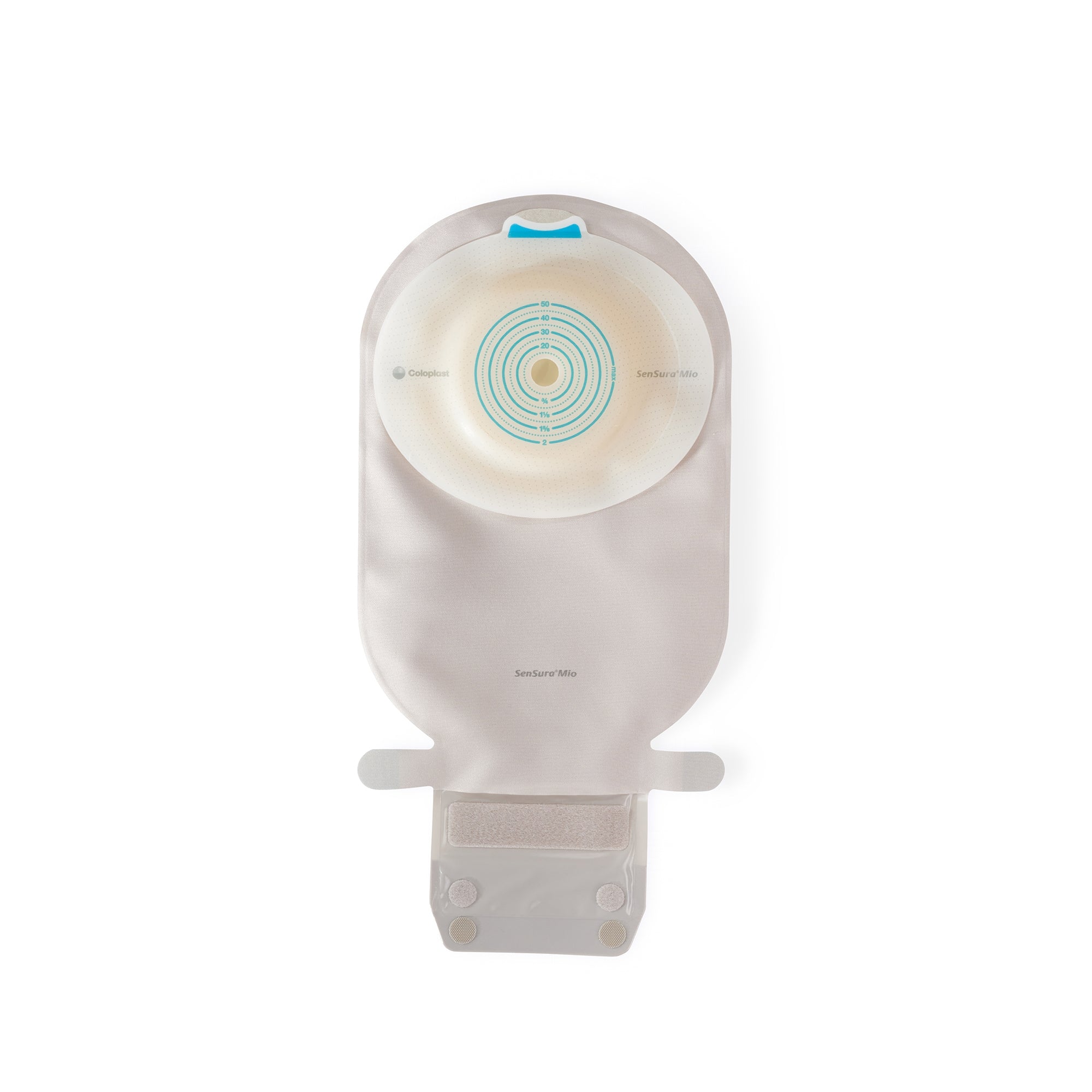 Ostomy Pouch SenSura Mio Convex One-Piece System 11 Inch Length, Maxi Deep Convex, Trim to Fit 3/8 to 1-11/16 Inch Stoma Drainable | BOX