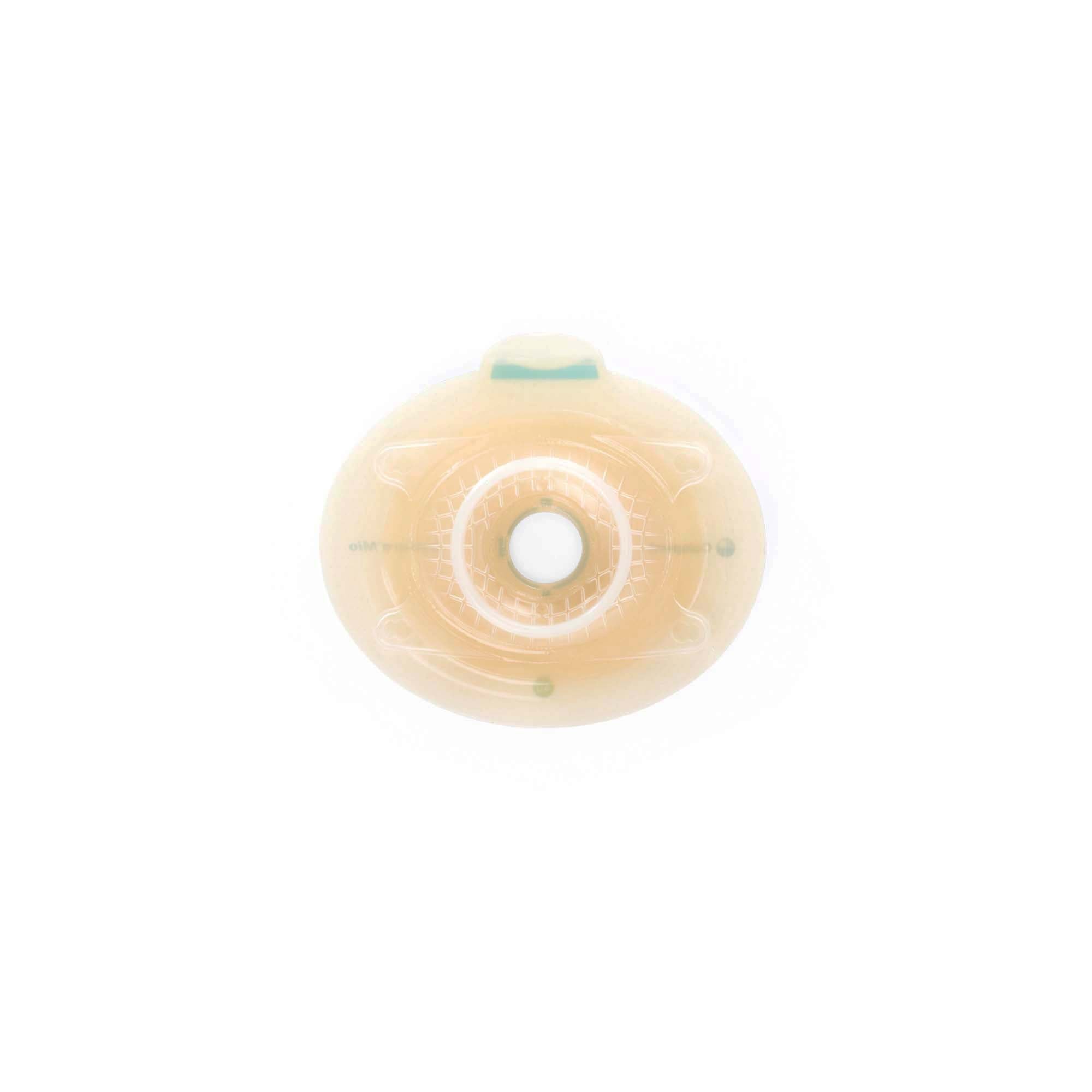 Ostomy Barrier SenSura Mio Click Precut, Standard Wear Elastic Adhesive 40 mm Flange Green Code System 11/16 Inch Opening | 5/Box