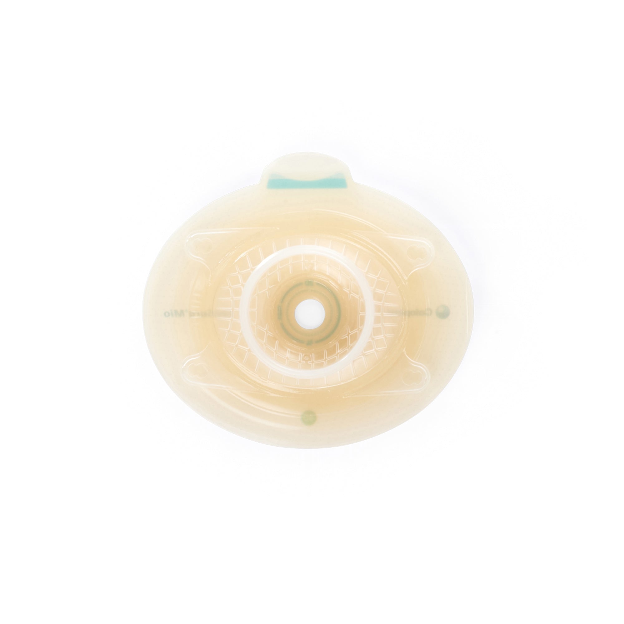 Ostomy Barrier SenSura Mio Click Trim to Fit, Standard Wear Elastic Adhesive 40 mm Flange Green Code System 3/8 to 3/4 Inch Opening | 5/Box