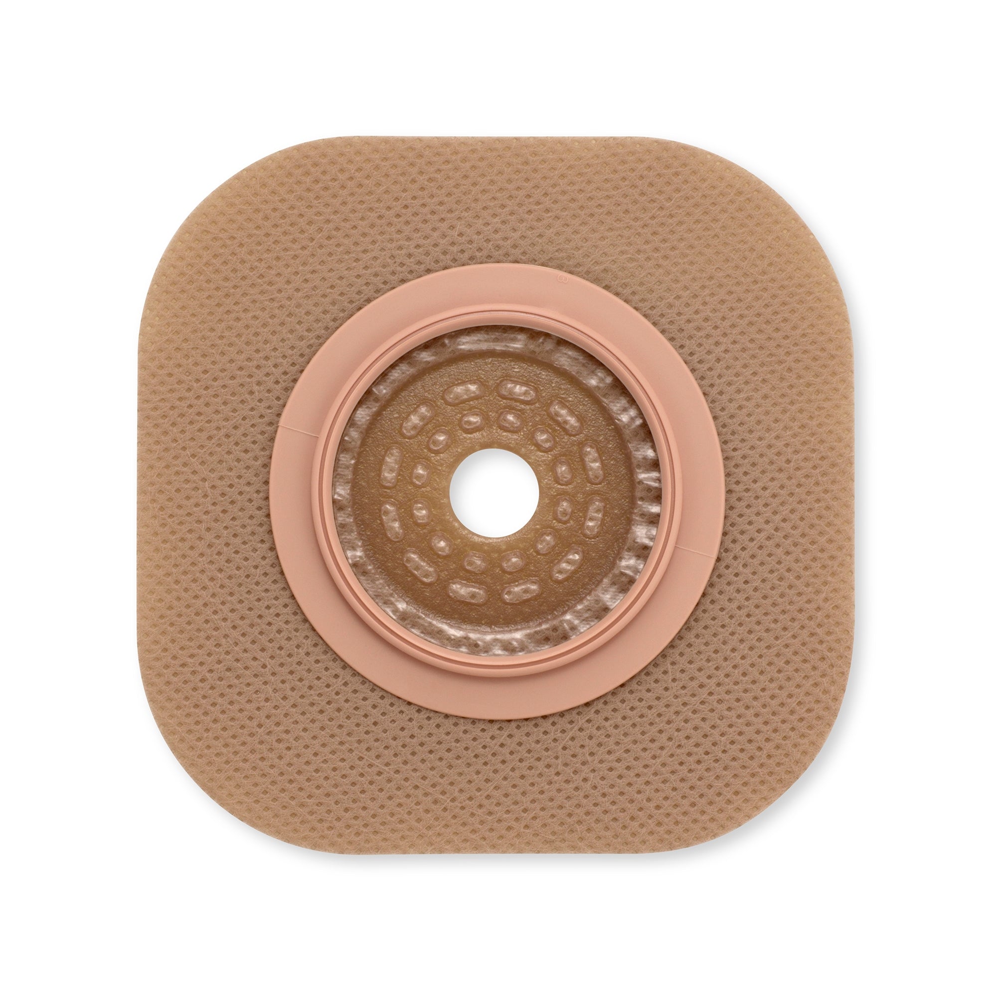 Ostomy Barrier CeraPlus New Image Trim to Fit, Extended Wear Without Tape 44 mm Flange Up to 1-1/4 Inch Opening 4 X 4 Inch | 5/BOX