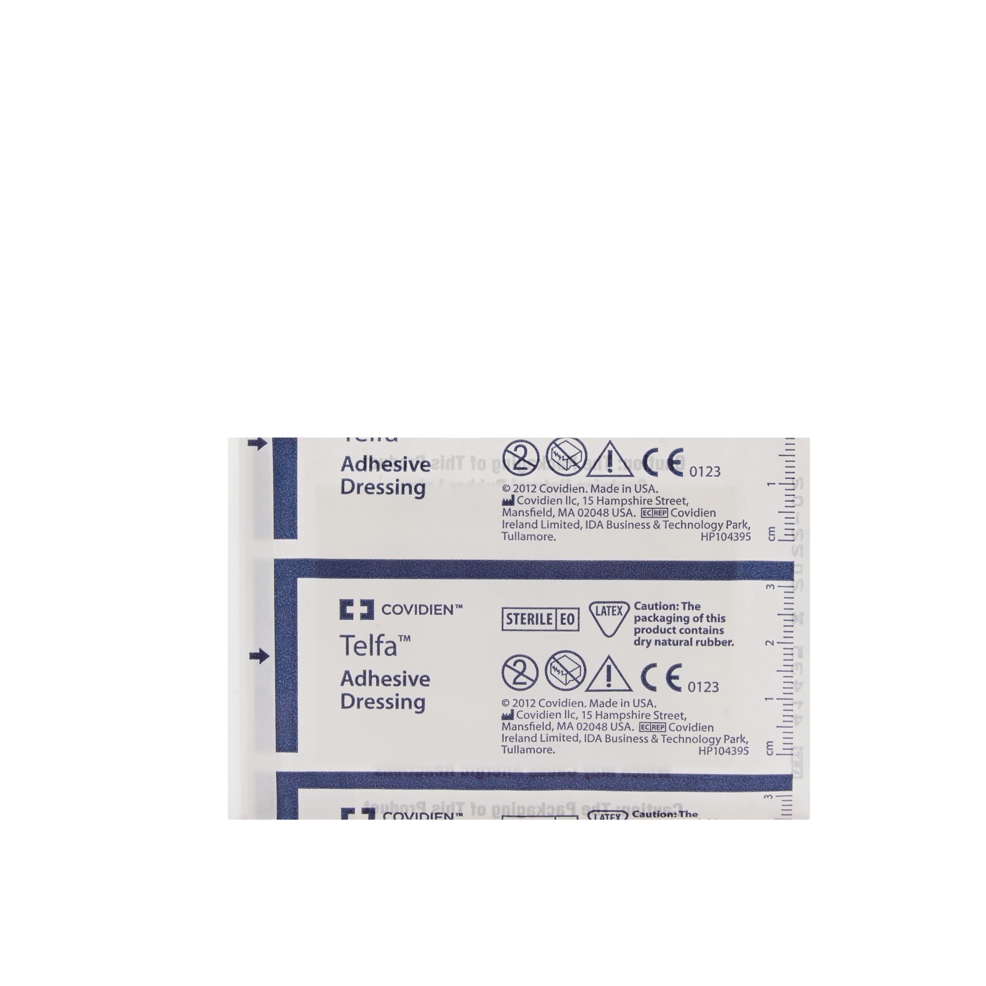 Telfa Island Dressing – Sterile Cotton Non-Adherent 2 x 3 In Rectangle, Adhesive Strips (Carton of 100) | HCPCS A6219