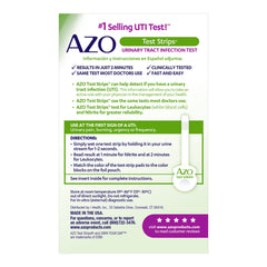 Urinalysis Test Kit AZO Test Strips Urinary Tract Infection Detection 3 Tests CLIA Waived, Packaging Type- Box