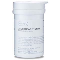 Blood Glucose Test Strips Glucocard Shine 50 Strips per Pack, Packaging Type- Box
