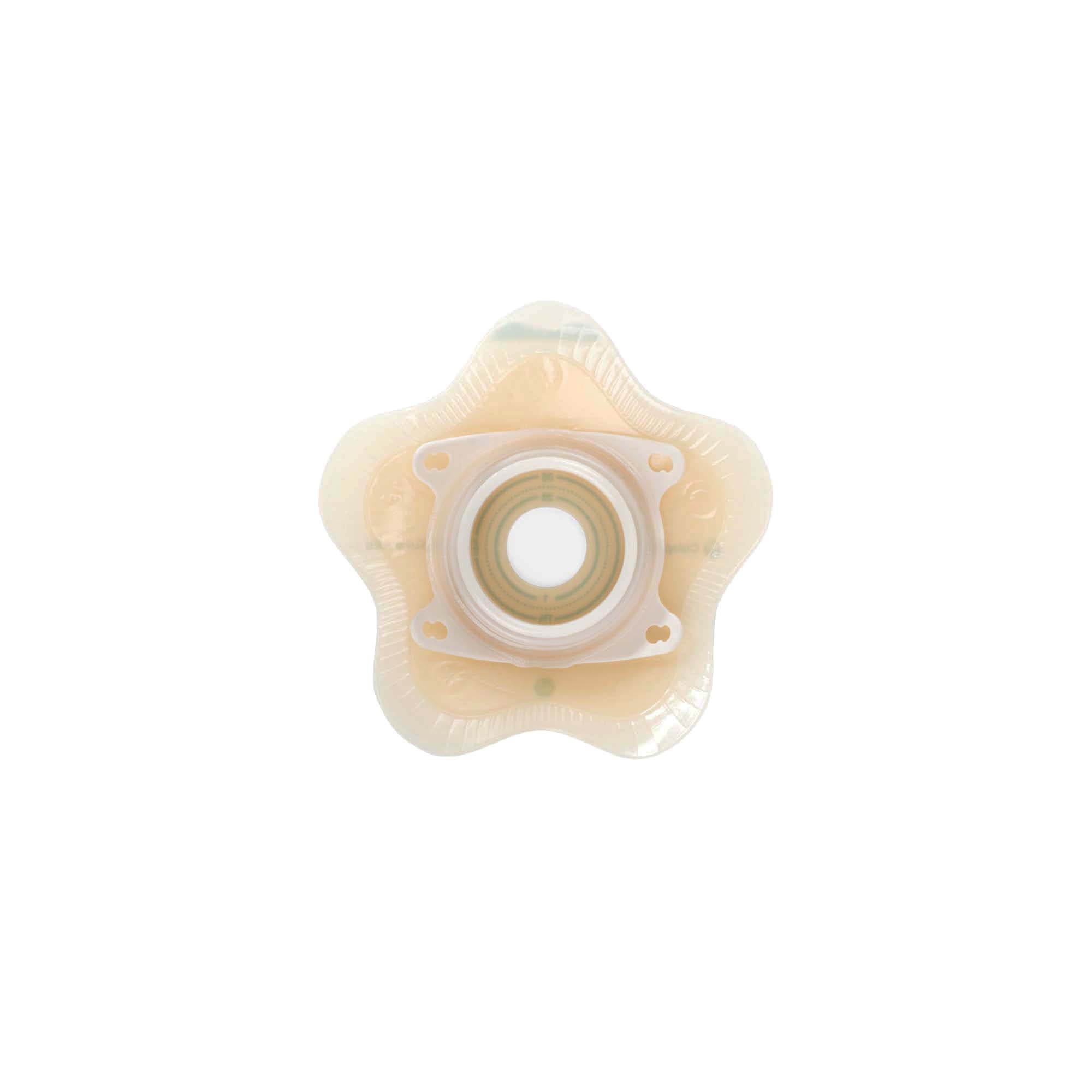 Ostomy Barrier SenSura Mio Convex Flip Precut, Extended Wear Elastic Adhesive 50 mm Flange Red Code System 1 Inch Opening | 5/Box