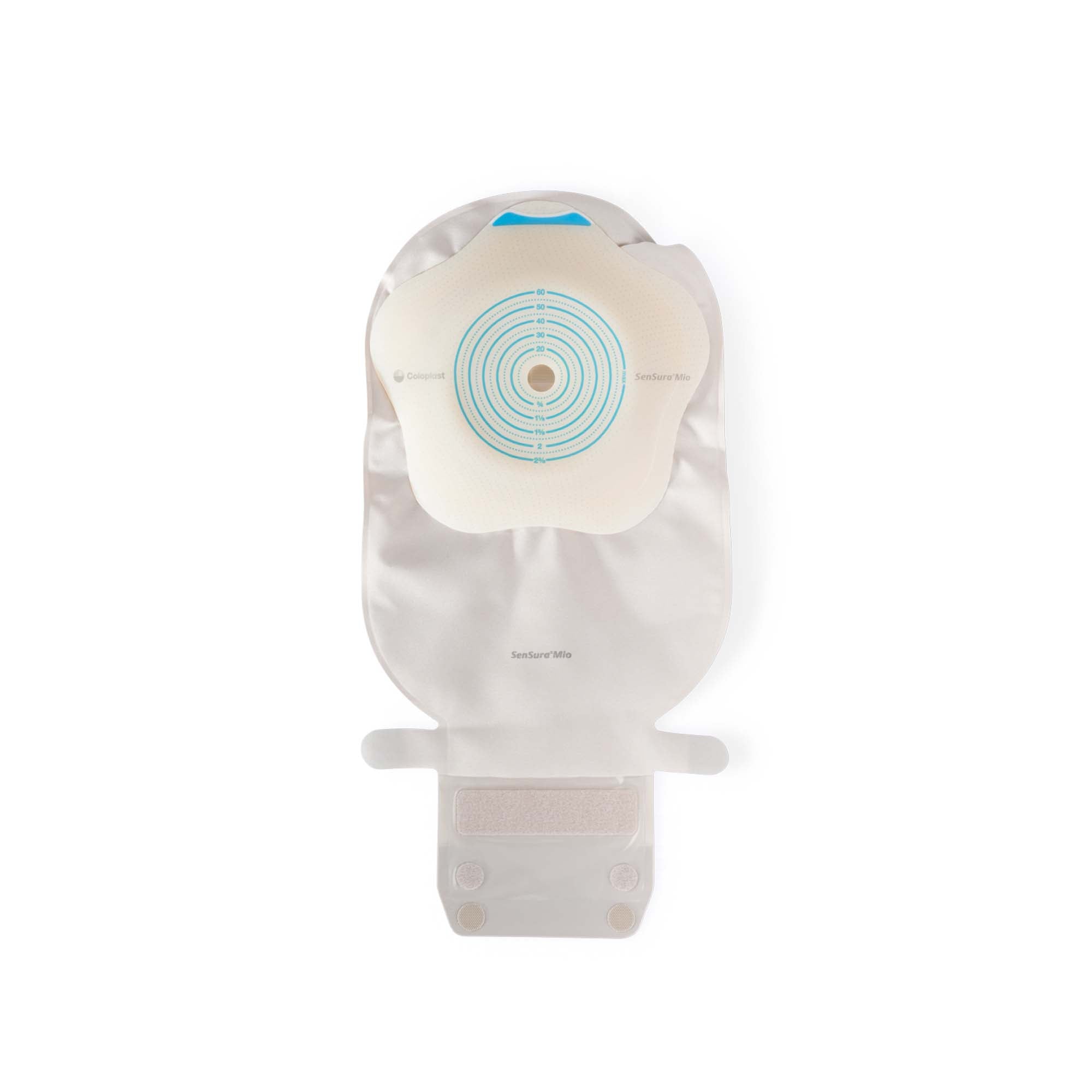 Ostomy Pouch SenSura Mio Concave One-Piece System 11 Inch Length, Maxi Concave, Trim to Fit 3/8 to 2-3/8 Inch Stoma Drainable | 10/Box