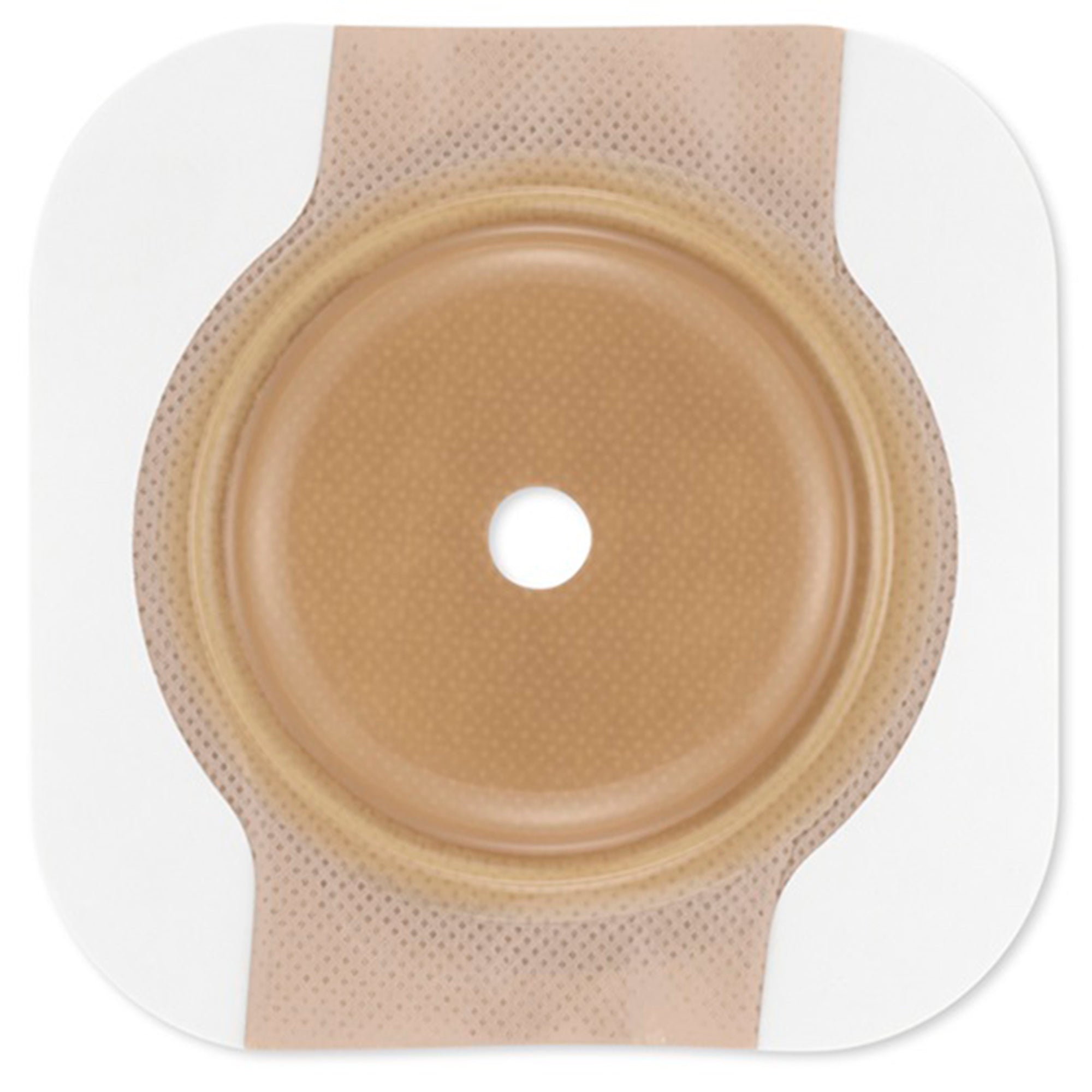 Ostomy Barrier New Image CeraPlus Precut, Extended Wear Adhesive Tape Borders 44 mm Flange Green Code System 1 Inch Opening | 5/Box