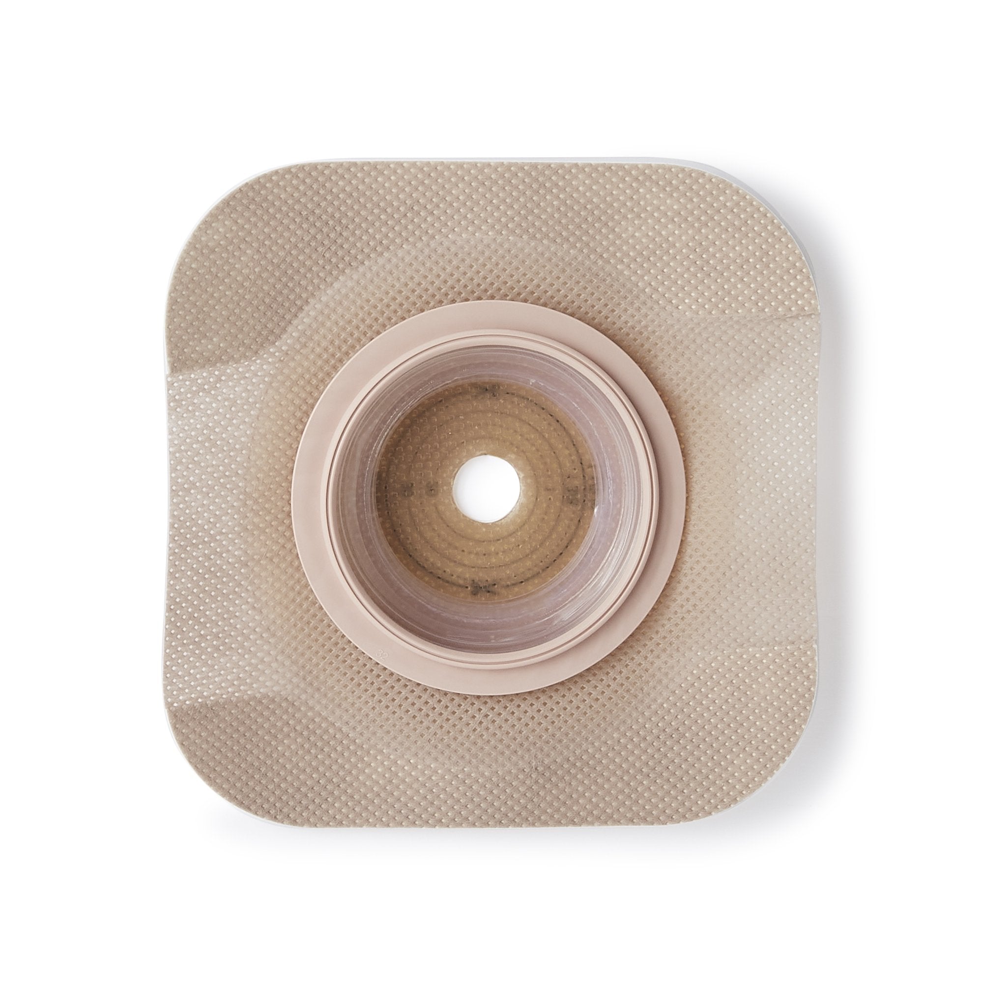 Ostomy Barrier New Image CeraPlus Trim to Fit, Extended Wear Adhesive Tape Borders 57 mm Flange Red Code System Up to 1-1/2 Inch Opening | 5/Box
