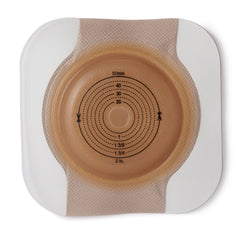 Ostomy Barrier New Image CeraPlus Trim to Fit, Extended Wear Adhesive Tape Borders 70 mm Flange Blue Code System Up to 2 Inch Opening | 5/Box
