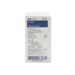 Nonwoven Sponge Curity 4 X 4 Inch 4-Ply NonSterile 200 per Pack, Packaging Type- Case
