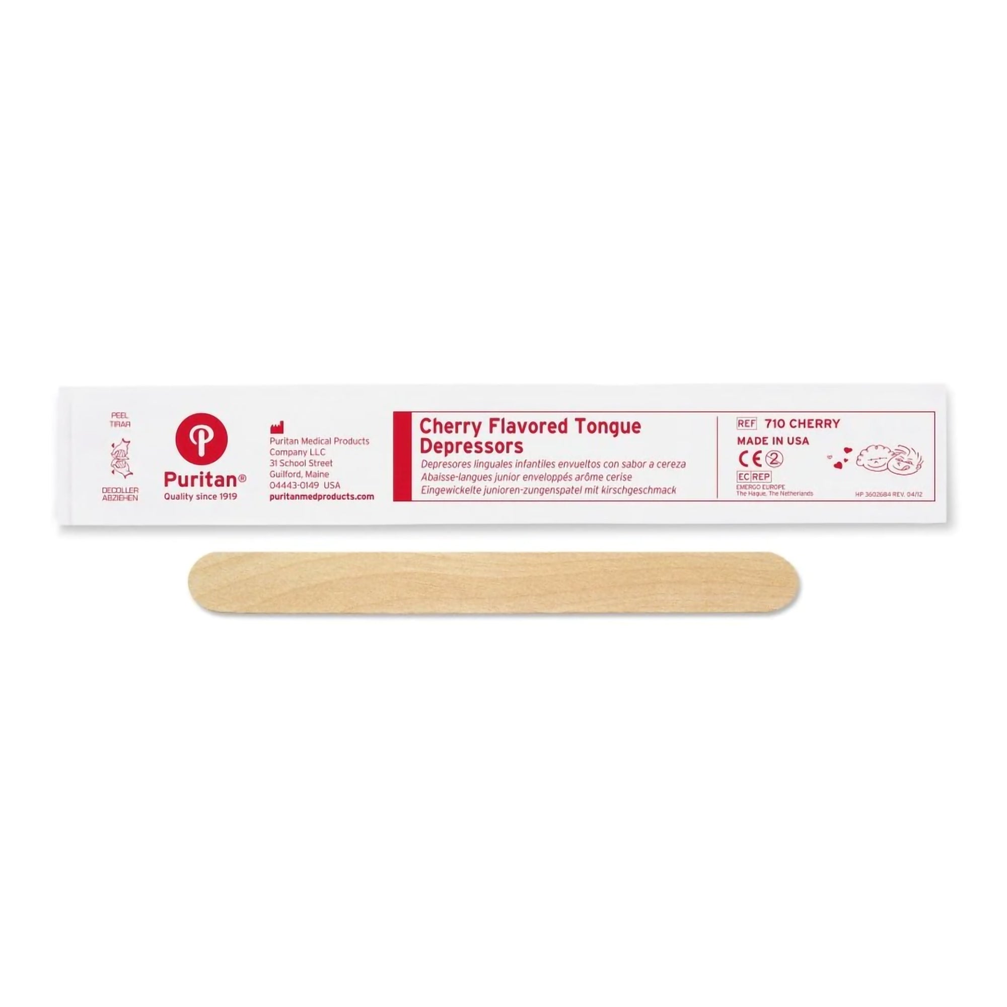 Tongue Depressor Puritan 5-1/2 Inch Length Wood Junior, Packaging Type- Case