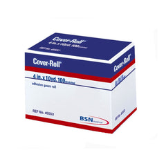 Dressing Retention Tape with Liner Cover-Roll Stretch White 4 Inch X 10 Yard Nonwoven Polyester NonSterile, Packaging Type- Box
